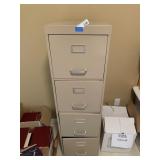Metal 4 Drawer File Cabinet
