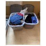 (2) Plastic Totes of Women
