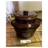 Vintage Marcrest Stoneware Bean Pot