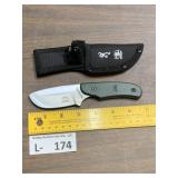 RMEF Browning Knife & Sheath
