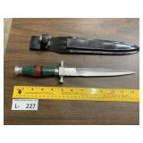 Commando Style Fixed Blade  Knife & Sheath