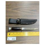 Vintage F.A. Bower Imp Co. Knife & Sheath