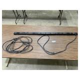 12 Outlet Metal Power Strip w/Extension Cord