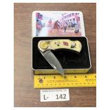 Civil War Collector Knife in Tin