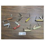 (8) MIsc Pocket Knives