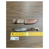 Queen Cutlery Knife & Sheath