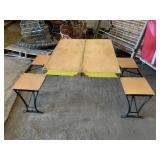 Vintage Milwaukee Stamping Co 'Handy' Folding Tabl