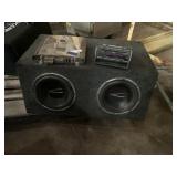 Audiobahn Subwoofer, Amplifier, & Kenwood Stereo