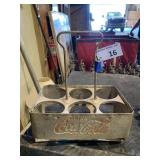 VIntage Aluminum 1950s Coca-Cola 6-Pack Carrier