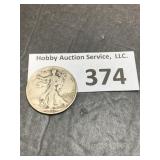 1943 Walking Liberty Silver Half Dollar