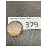 1901 Barber Silver Half Dollar