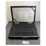 Silver Eagle Collection Box  Bradford Exchange