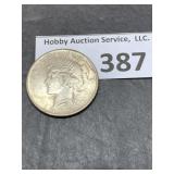 1925 Peace Silver Dollar