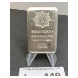 10 Troy Ounce .999 Fine Silver Bar