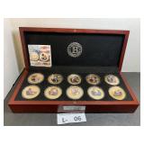 Bradford Exchange Gold Plated Donald Trump Coins