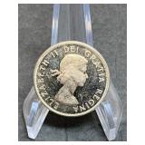 1963 Canadian Silver Dollar (stock pic)