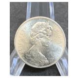 1965 Canadian Silver Dollar (stock pic)
