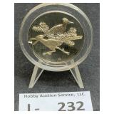 1971 Silver Round Franklin Mint Roadrunner #10