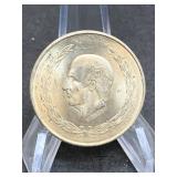 Mexican 5 Pesos Silver Coin (stock pic)
