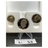 US Bicentennial 3pc Commemorative Coin Set Silver