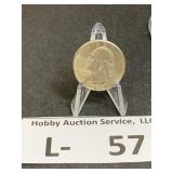 1964 Silver Washington Quarter