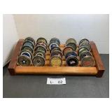 Challenge Coin Display Stand & Military Coins