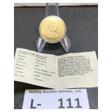 2004 Liberia $10 Ronald Regan Coin
