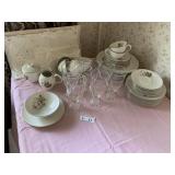 Nancy Prentiss Ivory Rose China Dish Set