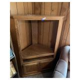 Wood Corner Entertainment Center