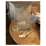 Punch Bowl & Matching Cups