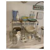 Misc Dishes & Shelf