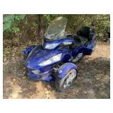 2012 Can-Am Spyder RT Three Wheeled Motorcycle