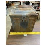 Military Style Cube Metal Container