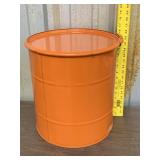 Metal Barrel w/Latching Lid approx 16" (stock pic)