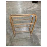 Oak Quilt Rack