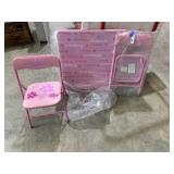 Kids Folding Table & Chair Set Princess