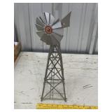 Metal Wind MIll Decor