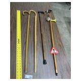 (4) Walking Canes