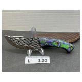 Handmade Knife & Sheath Gut Hook