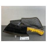 Handmade Knife & Sheath Cleaver