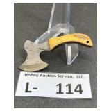 Very Small Damascus Style Hatchet