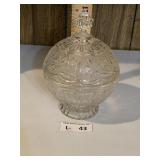 Vintaged Footed Crystal Candy Dish