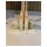 Vintage Bookends Mexican Onyx