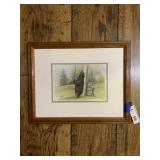 Framed Artwork 'Relief' by Sue Coleman