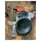 NOS Metal Bird Bath