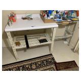 Metal Framed Shelf (only) approx 71 x 25 x 37
