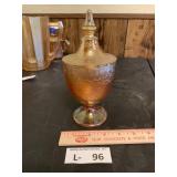 Imperial Glass Crackle Marigold Carnival Glass