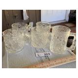 (5) 1995 McDonalds Batman Forever Glasses