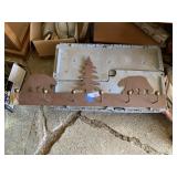 Metal Bear/Tree Coat Hat Rack