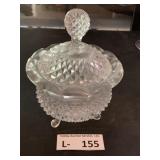 Crystal Lidded Candy Dish